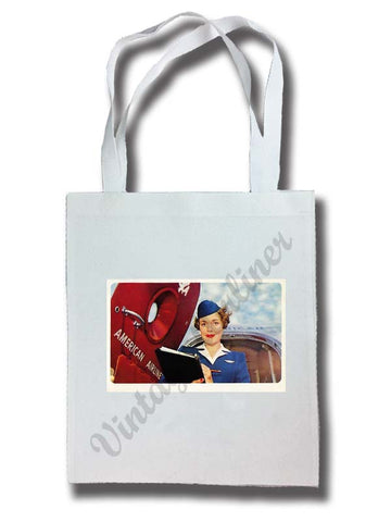 AA 1950's Flight Attendant Tote Bag