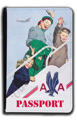 American Airlines Vintage Passport Case