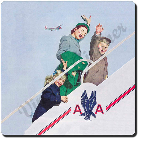 American Airlines Vintage Coaster