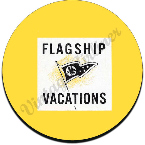 AA Flagship Vacation Vintage Coaster