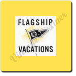 AA Flagship Vacation Vintage Coaster