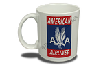 American Airlines 40's Red Bag Sticker  Coffee Mug