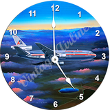 AA DC-10 Wall Clock