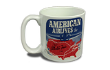 American Airlines World's Fair Bag Sticker  Coffee Mug