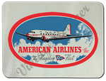 American Airlines Flagship Fleet Bag Sticker Glass Cutting Board