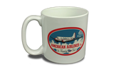 American Airlines Flagship Fleet Bag Sticker  Coffee Mug