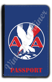 AA 1930's Logo Blue Passport Case