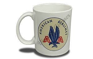 American Airlines 1940's Bag Sticker  Coffee Mug