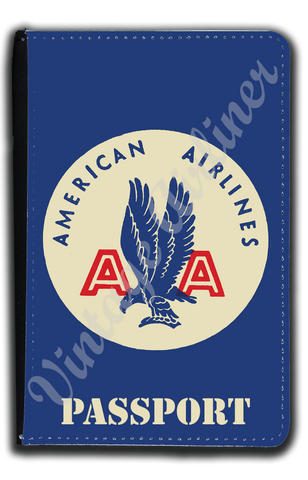 AA 1940's Blue Passport Case