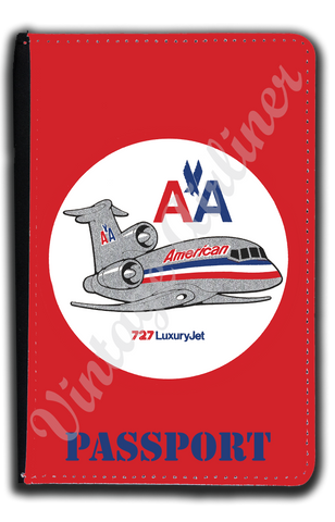 AA 727 Old Livery Passport Case
