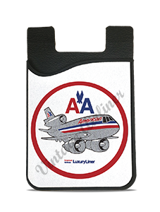 American Airlines DC-10 Bag Sticker Card Caddy