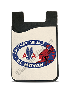 American Airlines El Mayan Bag Sticker Card Caddy
