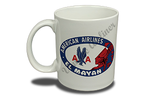 American Airlines El Mayan Bag Sticker  Coffee Mug