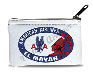 American Airlines El Mayan Bag Sticker Rectangular Coin Purse