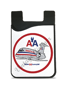 American Airlines MD80 Bag Sticker Card Caddy