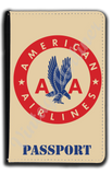 AA Round 1940's Bag Sticker Passport Case