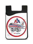 American Airlines 757 Bag Sticker Card Caddy