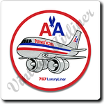 AA 767 Old Livery Square Coaster