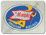 American Airlines Mercury Bag Sticker Glass Cutting Board