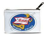 American Airlines Mercury Service Bag Sticker Rectangular Coin Purse