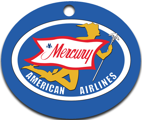AA 1950's Mercury Logo Ornaments