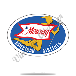 AA Mercury Logo Round Coaster