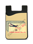 American Airlines 1940's Mexico Bag Sticker Card Caddy