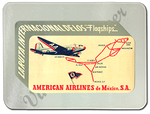 American Airlines Mexico Service Bag Sticker Glass Cutting Board