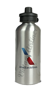 American Airlines New Logo Aluminum Water Bottle