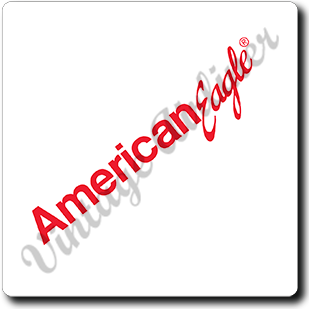 American Eagle Logo Square Coaster