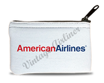 American Airlines Red & Blue Rectangular Coin Purse