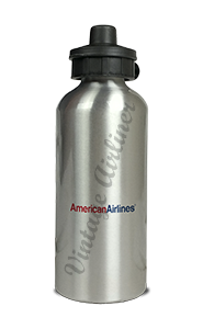 American Airlines Blue and Red Image Aluminum Water Bottle
