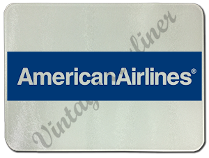 American Airlines Blue Logo Glass Cutting Board