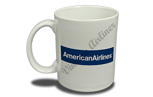 American Airlines Blue and White  Coffee Mug