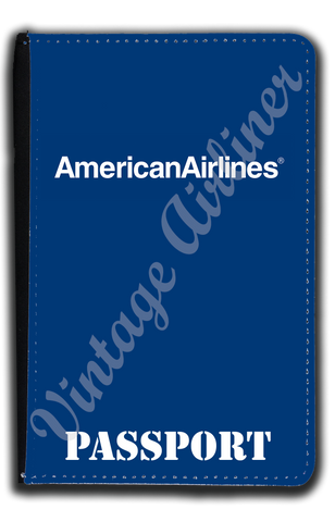 American Airlines Blue Passport Case