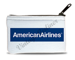 American Airlines in Blue Rectangular Coin Purse