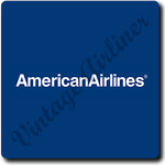 American Airlines Blue Square Coaster