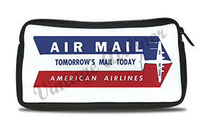 American Airlines Air Mail Sticker Travel Pouch