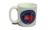 American Airlines Royal Coachman Service Bag Sticker  Coffee Mug