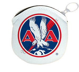 American Airlines 1930's Logo Round Coin Purse