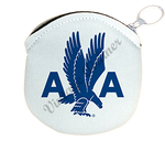American Airlines 1940's Blue Eagle Round Coin Purse