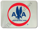 American Airlines 1962 Logo Glass Cutting Board