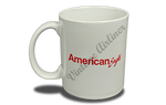 American Eagle Red Logo  Coffee Mug