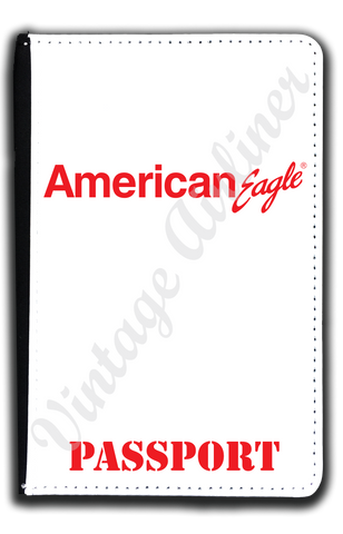 American Eagle Red Logo Passport Case