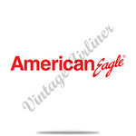 American Eagle Red Logo Round Coaster