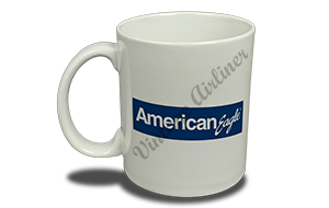 American Eagle Blue and White Logo  Coffee Mug