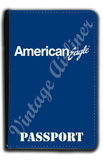 American Eagle Logo Blue Passport Case