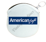 American Eagle Logo in Blue Round Coin Purse