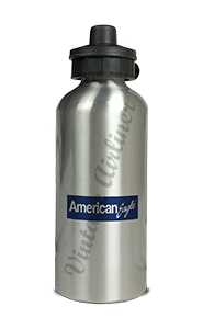 American Eagle Blue Logo Aluminum Water Bottle
