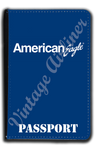 American Eagle Blue Logo Passport Case